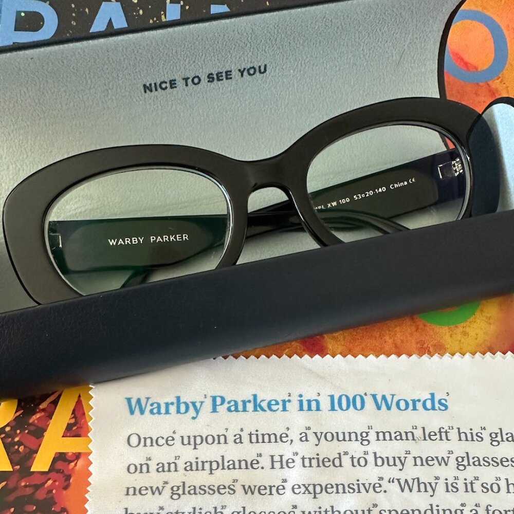 Carmel Warby Parker glasses